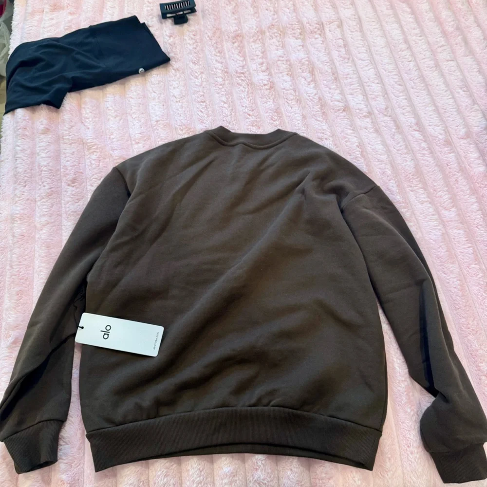 Alo AccoladeSweatshirt (Espresso) - Picture 5 of 5